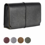 Netzteil Tasche Leder | Ladekabel Tasche Rindleder | Wunschleder