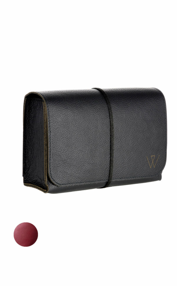 Netzteil Aufbewahrungtasche Rindleder | Ladekabel Tasche Leder | Transporttasche Ladekabel | Wunschleder