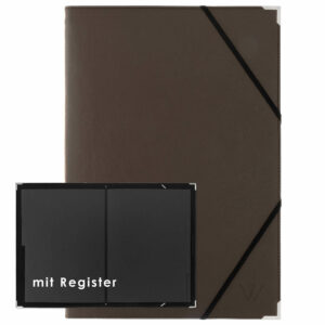 Dokumentenmappe Leder A4 | Konferenzmappe Leder | Schreibmappe Leder | Aktenmappe Leder | Wunschleder