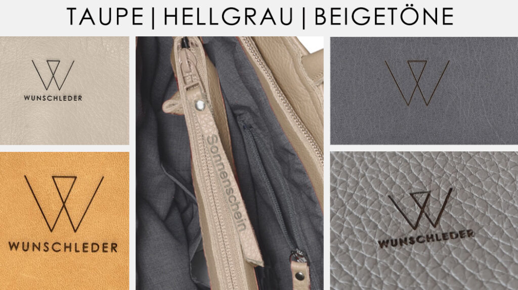 Fragen zur Personalisierung, Lederfarben mit Gravur, Wunschleder