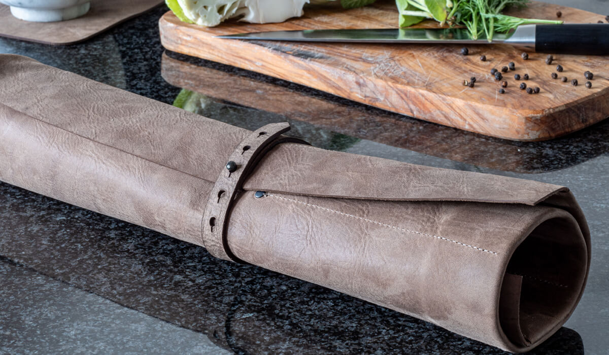 Messertasche aus bestem Bio-Leder