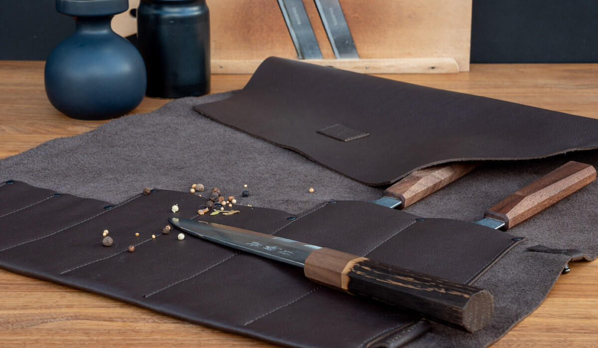Messertasche aus bestem Rindleder