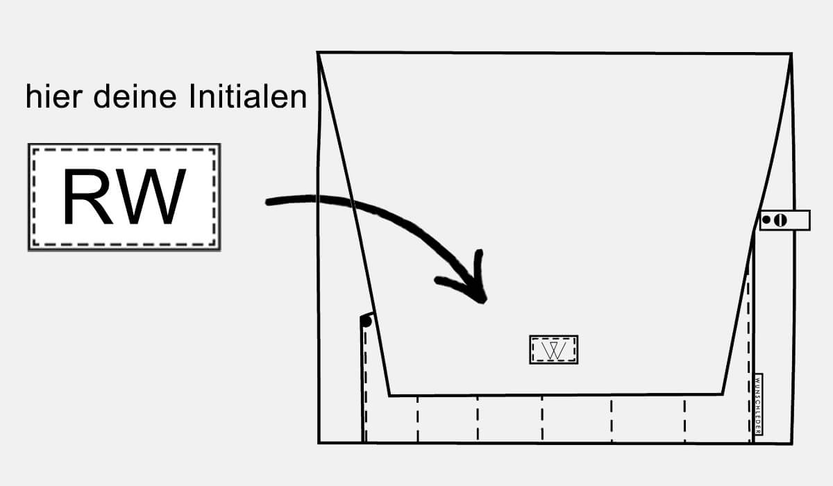 Gestalte das Signet mit einer individuellen Gravur