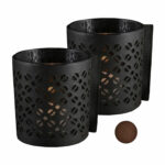 Windlicht Leder | Rindleder | Windlicht Lasercut | Wunschleder