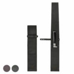 Einzelköcher für Kochmesser | Klingenschutz | Rindleder | Echtleder | grau, schwarz | Wunschleder