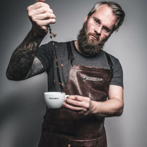 Schürze Echtleder | Leder | braun | cognac | Pferdeleder | Wunschleder