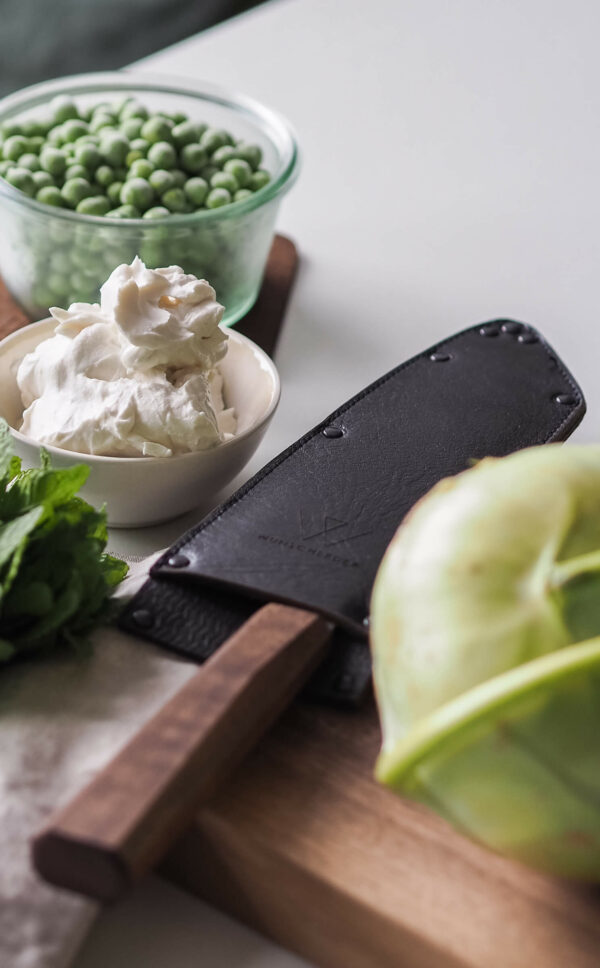 Klingenschutz spitz Leder | Klingenschutz Drop-Point | Klingenschutz japanisches Messer | Wunschleder