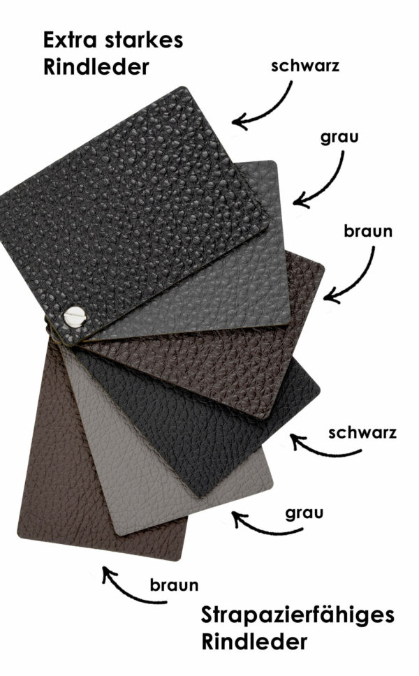 Ledermuster Echtleder | Handmuster Leder | | Wunschleder