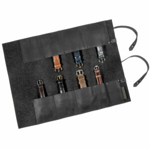 Uhrentasche Rindleder, Uhrenrolltasche Leder, Uhrenetui Rindleder | Wunschleder