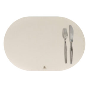 Platzdecke oval Leder | Tischset Leder | Platzset Echtleder | Wunschleder