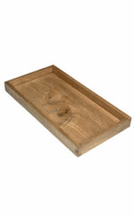 Serviertablett Holz | Serviertablett Leder | Dekotablett | Wunschleder