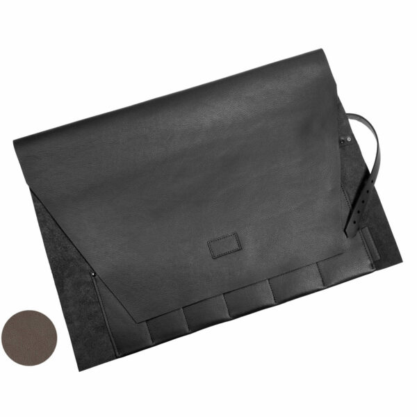 Messerrolle 6 Messer | Messertasche Rindleder| Leder Rolltasche personalisierbar | Wunschleder