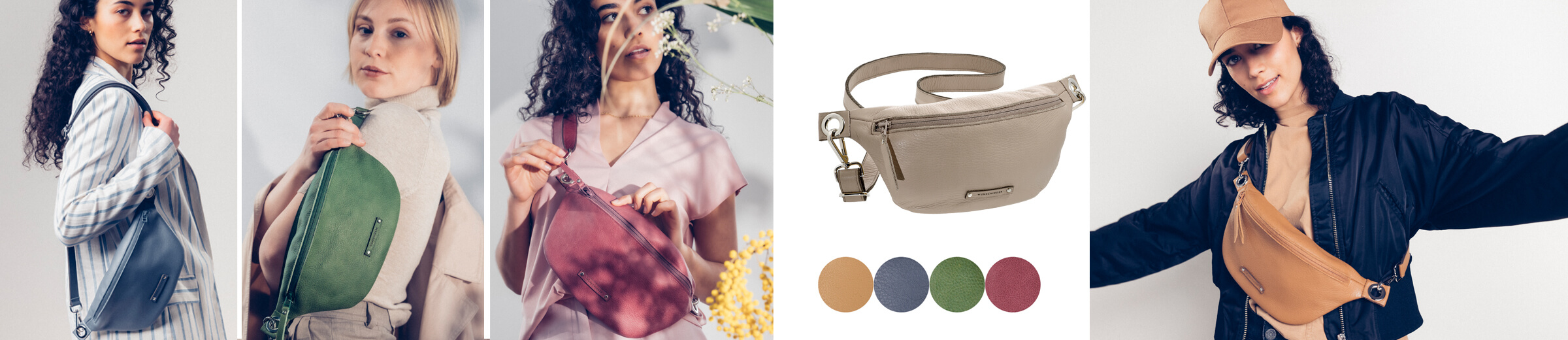 Bauchtasche Leder, Crossbody Bag Leder, Bumbag Leder, Gürteltasche Leder, Wunschleder