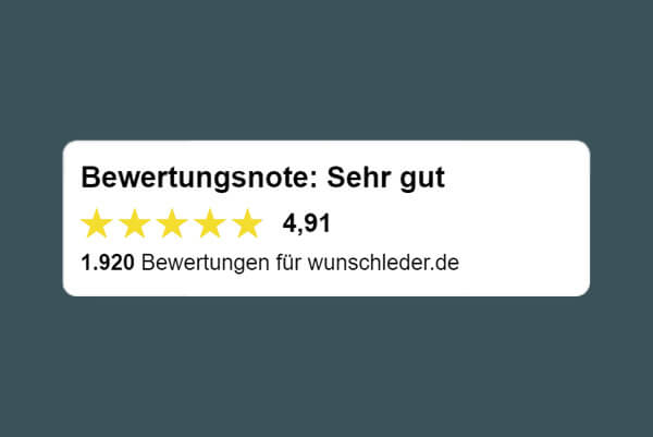 Kundenbewertung | Wunschleder