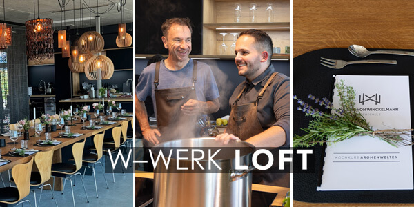 Link zu Kochkursen & Veranstaltungen im w-werk Loft