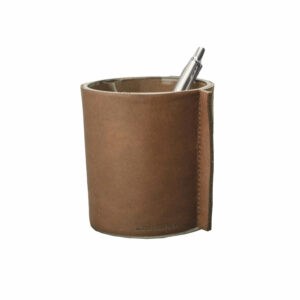 Stiftehalter Rindleder | Schreibtisch Organizer Rindleder | Wunschleder