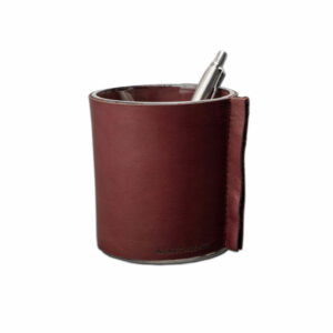 Stiftehalter Rindleder | Schreibtisch Organizer Rindleder | Wunschleder