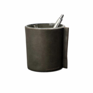 Stiftehalter Rindleder | Schreibtisch Organizer Rindleder | Wunschleder