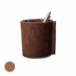 Stiftehalter Bio-Leder | Schreibtisch Organizer Leder | Wunschleder