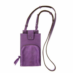 Handytasche mit Geldbörse | Handytasche zum Umhängen Leder | Handytasche mit Protmonnee | Wunschleder